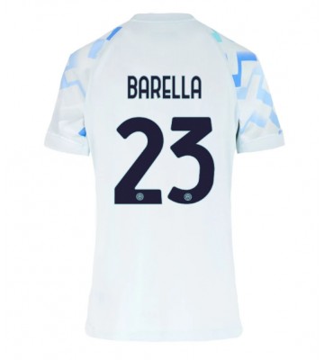 Inter Milan Nicolo Barella #23 Segunda Equipación Mujer 2025-26 Manga Corta